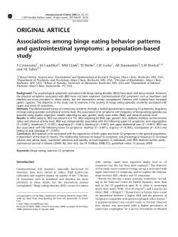 Associations among binge eating behavior patterns and