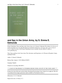 Nurse and Spy in the Union Army