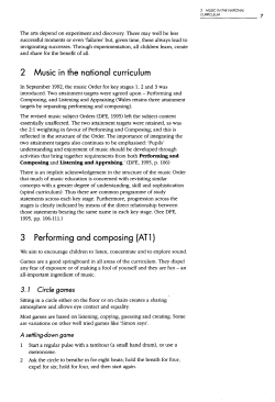 3 Performing and composing (AT1 )