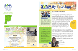 Fall 2013 - Salisbury Visiting Nurse Association