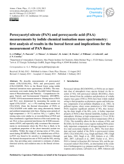 Peroxyacetyl nitrate