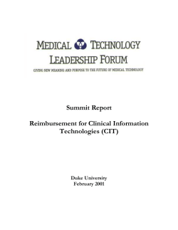 The Medical Technology Leadership Forum