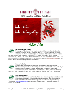 Nice List - Liberty Counsel