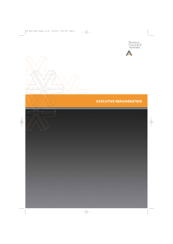 Download: Executive Remuneration Position Paper