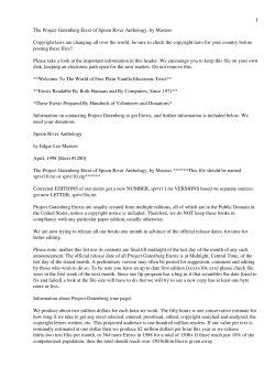 Spoon River Anthology