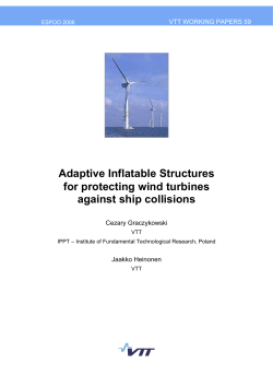 Adaptive Inflatable Structures for protecting wind turbines