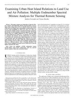 Examining Urban Heat Island Relations to Land Use and Air Pollution