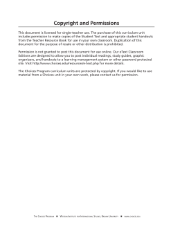 A More Perfect Union - Scarsdale Public Schools
