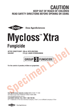Mycloss Xtra Fungicide label