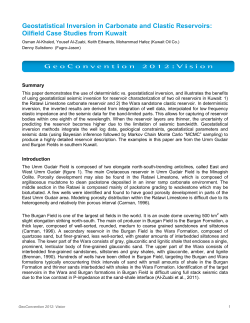Geostatistical Inversion in Carbonate and Clastic