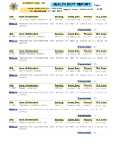 HEALTH DEPT REPORT Page