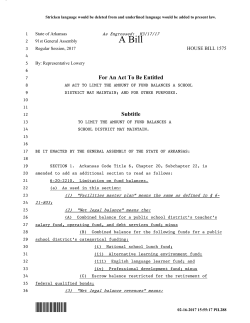 HB1575 - Arkansas General Assembly