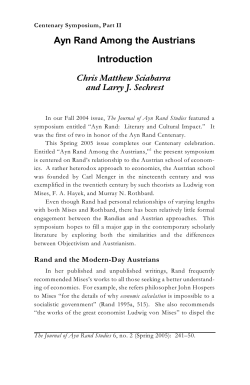Ayn Rand Among the Austrians