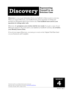 Discovery - MassLegalHelp