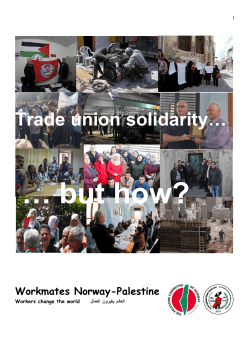 Trade union solidarity…