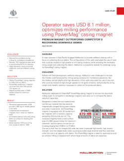 Operator saves $8.1 MM, optimizes milling