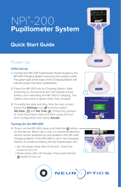 NPi&reg;-200 - NeurOptics
