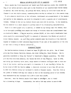 l`TCE IN THE CITY OF JAMESTOWN