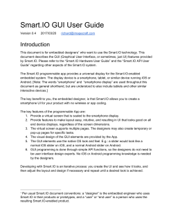 Smart.IO GUI User Guide