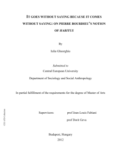 IT GOES WITHOUT SAYING BECAUSE IT COMES WITHOUT