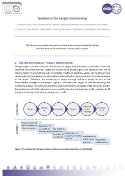 Guidelines for target monitoring - (NISTO)