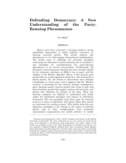 Banning Phenomenon - Vanderbilt University