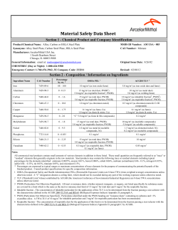 Material Safety Data Sheet