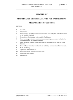 Maintenance Orders Facilities for Enforcement Act