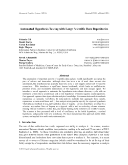 Automated Hypothesis Testing with Large Scientific Data Repositories