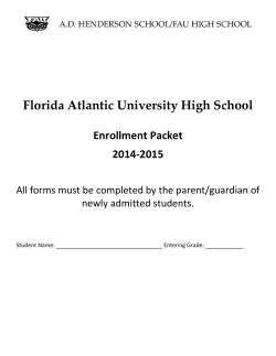 Florida Atlantic University High School