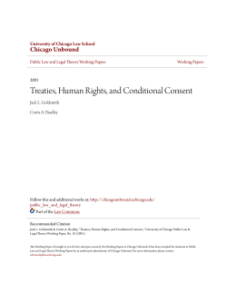 Treaties, Human Rights, and Conditional Consent