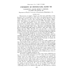 university of pennsylvania dates vii