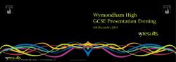 GCSE Presentation Evening
