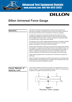 Dillon Universal Force Gauge Advanced Test Equipment Rentals