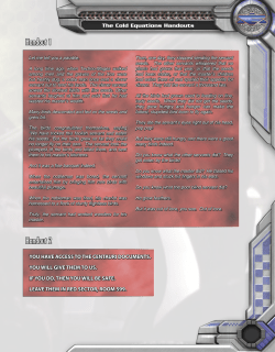 Cold Equation.indd - Mongoose Publishing