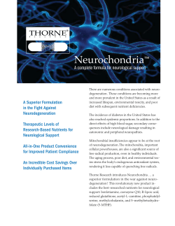 Neurochondria&trade;