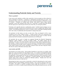 Understanding Pesticide Safety and Toxicity