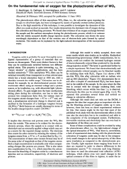 On the fundamental role of oxygen for the