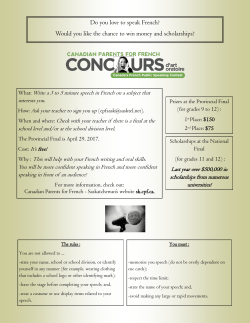 Do you love to speak French? Would you like the chance to win