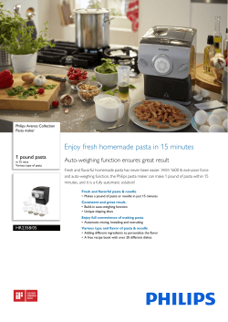 HR2358/05 Philips Pasta maker
