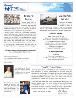 Muller`s Model Grants Pass Model