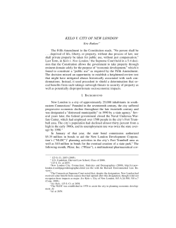 kelo v. city of new london