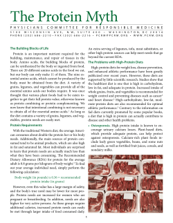 The Protein Myth
