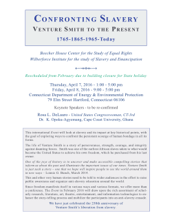 confronting slavery - Discovering Amistad