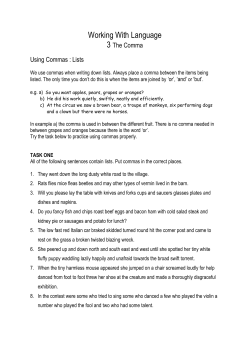 Working With Language