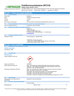 Octafluorocyclobutane