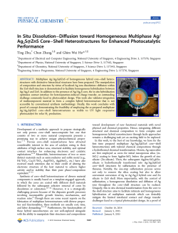 In Situ Dissolution&ndash;Diffusion toward Homogeneous Multiphase Ag