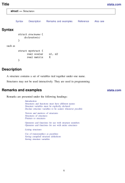 struct - Stata