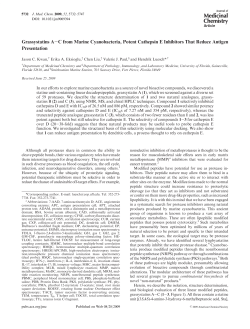Grassystatins AC from Marine Cyanobacteria