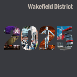 Our vision for the Wakefield District